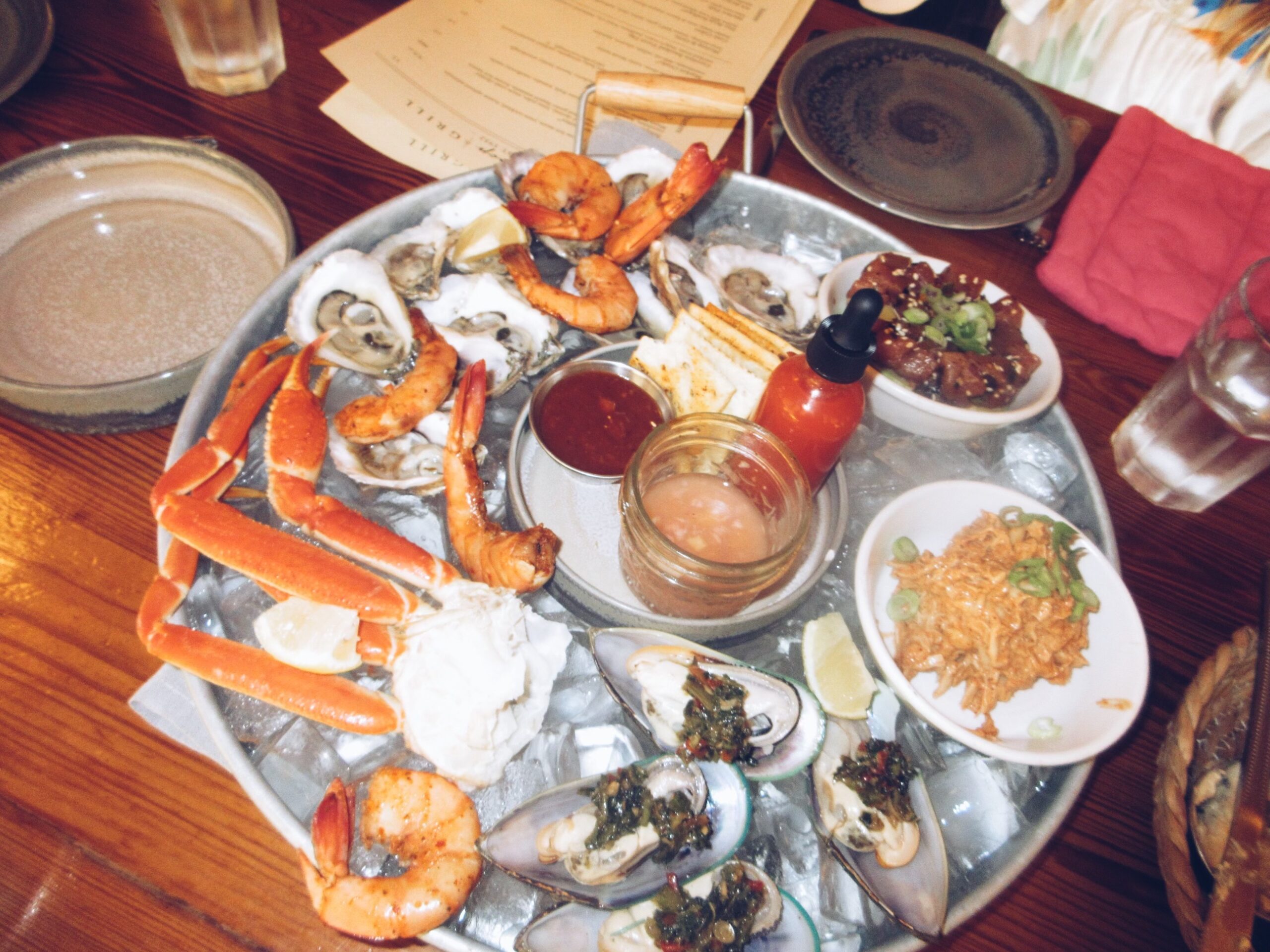 Seafood Tower Beach Shop and Grill Topsail island